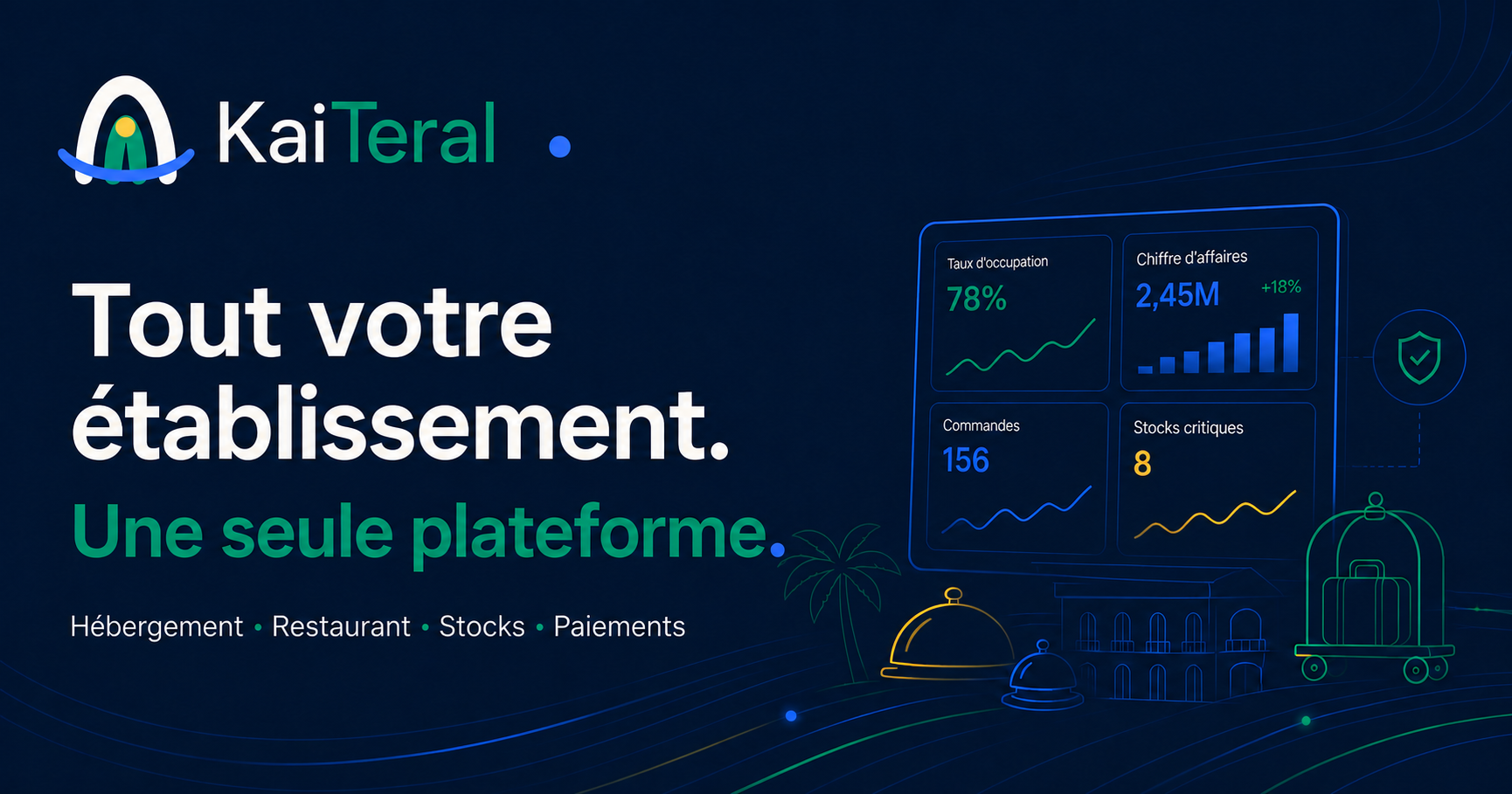 KaiTeral — Tout votre établissement, une seule plateforme